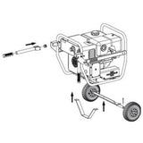 Mosa CTM-MW200D Wheels & Handles Kit (MagicWeld 200)