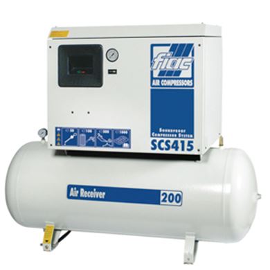 FIAC 1680900000 SCS415/200 Low Noise Air Compressor 3HP 200L 230V