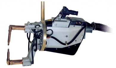 Tecna 3328/TE470 38kA L-Type Drop Arm Suspended Spot Gun
