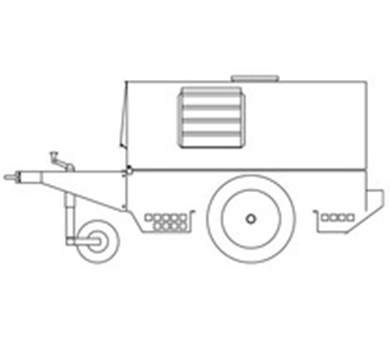 Mosa CTLEVO Site Tow Trailer – 2 Wheel
