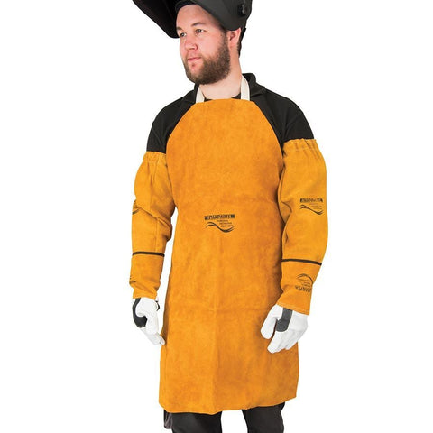 Starparts GLA Leather Gold Welders Apron