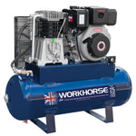 FIAC WRDI10HP-150S/ES Workhorse Diesel Air Compressor 10HP 150L Electric/Start