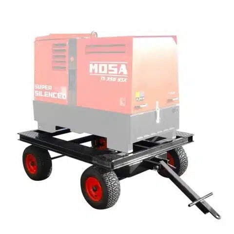 Mosa CTL4 Site Tow Trailer – 4 Wheel (Turntable)