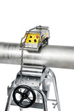 AMA AMA-7010 Roller Pipe Rotator System 110V c/w Foot Pedal & Pipe Stand A