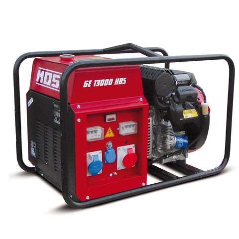 Mosa 35.CC6M8001 GE13000 HBS E/Start Petrol Generator 400/230V