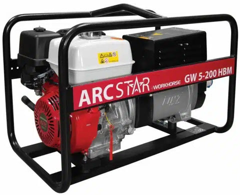 Mosa 35.23200H ArcStar 200 HBM Petrol Welder – Site Ready Package
