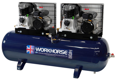 FIAC WORKHORSE TANDEM 2 x 3HP 250L 230V WRT28-250S-1