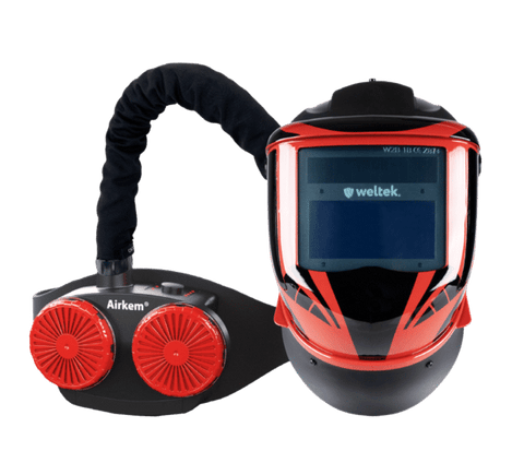 Weltek KM58S4P Navitek Welding/Grinding Helmet S4 c/w Airkem Unit