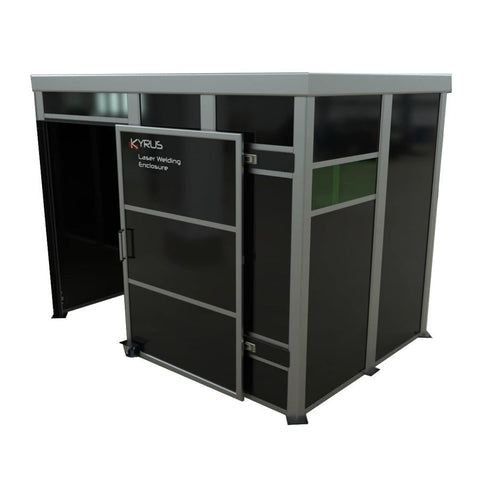 THEO KY-LENC-001A  3m x 2m Class 4 Laser Enclosure c/w 1.3m Sliding Door