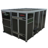 THEO KY-LENC-004 4m x 3m Class 4 Laser Enclosure c/w 1.3m Sliding Door