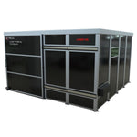 THEO KY-LENC-005 4m x 4m Class 4 Laser Enclosure c/w 2m Sliding Door