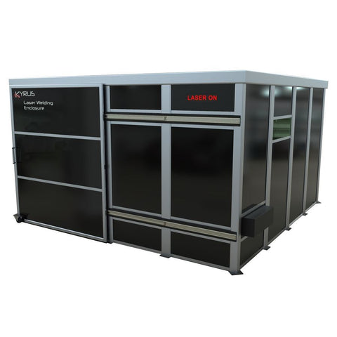THEO KY-LENC-005 4m x 4m Class 4 Laser Enclosure c/w 2m Sliding Door