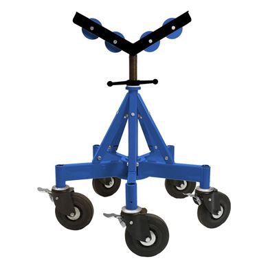 DWT-RG350090 Maxi Mobile Pipe Stand c/w Casters & V-Head