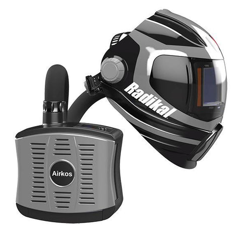 Weltek CR96SR Radikal Welding/Grinding Helmet c/w ADF & Blower Unit