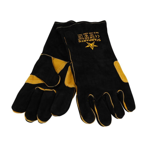 Starparts BPLWG16 Black Premium Leather Welders Gauntlets 16"