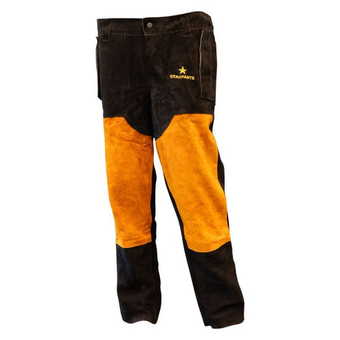 Starparts BPLTLGE Black Premium Leather Trousers - Large