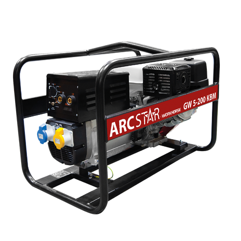 Mosa 35.23200H ArcStar GW5-200 HBM Petrol Welder Generator 200 Amp