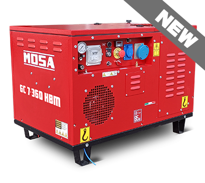 Mosa GC 7-360 HBM Generator/Compressor 6.4kw 230V/12CFM