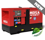 Mosa 35.C1HJ1013BCDFPV Diesel Welder Generator DSP 2x400 YS5-CC/CV, 1500 rpm