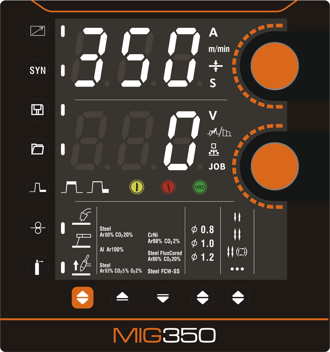 Jasic EM-350S-10M-WC EVO Mig 350 Multi Process c/w 10m interconnecting ...