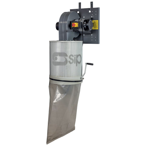 SIP 01964 1HP Wall-Mount Single Cartridge Dust Collector