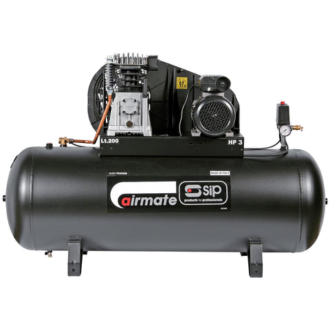 SIP 05302 PX3/200-SRB 200ltr Belt Drive Compressor