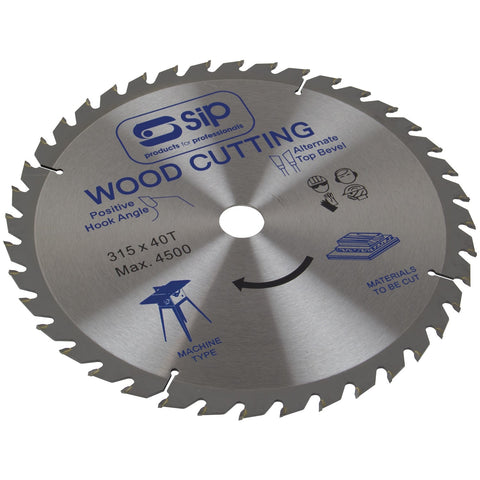 SIP 06158 315mm x 30mm TCT 40T Circular Saw Blade