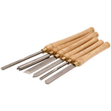 SIP 06857 6pc Wood Lathe Chisel Set