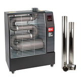 SIP 09241A FIREBALL IDX54 Infrared Industrial Diesel Heater with 3 Piece Flue Kit
