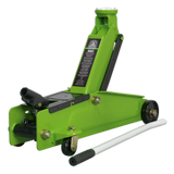 Sealey Trolley Jack 3tonne Long Chassis Heavy-Duty (Red or Green)