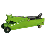 Sealey Trolley Jack 3tonne Long Chassis Heavy-Duty (Red or Green)