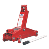 Sealey Trolley Jack 3tonne Long Chassis Heavy-Duty (Red or Green)