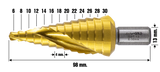 JEi Turbo Gold Step Drills