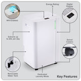 Sealey DH148 Baridi Dehumidifier with Digital Display & 24hr Timer 20L