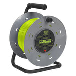 Sealey BCR153TG, BCR25G, BCR50G Cable Reels With Thermal Trip 4 x 230V