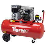 TIGREN 04396 100ltr 3hp Belt-Driven Compressor