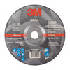 3M Abrasives 7100141096 Silver Depressed Centre Grinding Wheel T27, 178 mm x 7 mm x 22.2 mm