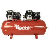 TIGREN 04386 270ltr Tandem Belt-Driven Compressor