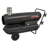 Sealey ABI1000COMBO Space Warmer Indirect Kerosene/Diesel Heater 102,000Btu/hr with 5M Ducting