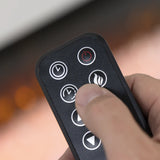 Sealey DH113 Baridi Wall Mounting Electric Fireplace with LED Flame Effect 46" - White