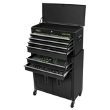Sealey S01267 Top Chest & Rollcab Combination 6 Drawer with Tool Kit 247pc