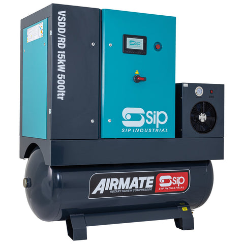 SIP 08267 VSDD/RD 15kW 8bar 500ltr Screw Compressor