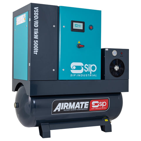 SIP 08277 VSDD/RDF 11kW 8bar 500ltr Screw Compressor