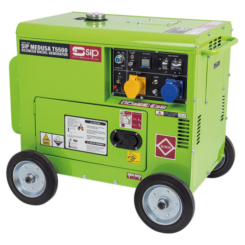 SIP 25153 MEDUSA T5500 Silenced Diesel Generator