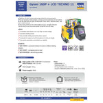 GYS  030435 Bundle Gysmi 160P Inverter MMA Welder with LCD Techno 11 Helmet