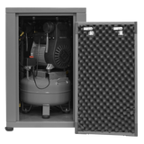 Sealey SAC01VLN Oil Free Low Noise Direct Drive Air Compressor 24L 3hp