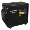 Sealey DG7000 Diesel Generator 4-Stroke Engine 110/230V 7000W