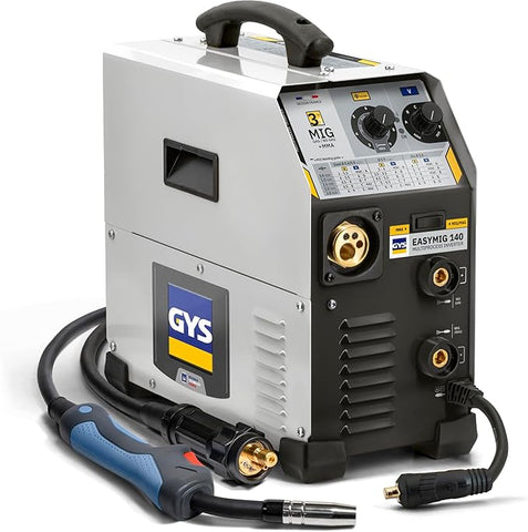 GYS 032262 Easymig Welder, Multiprocess 140 IGBT Inverter, 230 V
