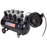 SIP 05498AHR15 Compressor & Hose Reel QT AIR DD 4.5hp 200ltr