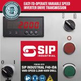 SIP 01721 Vari-Speed 2.2kW Floor Pillar Drill F40-IDA